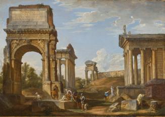Roman Ruins with the Arch of Titus