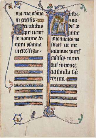 Leaf from the "Beauvais" Missal