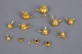 Miniature Teapots with Lids