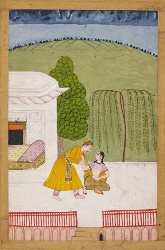 Varari Ragini, Love Scene on a Palace Terrace