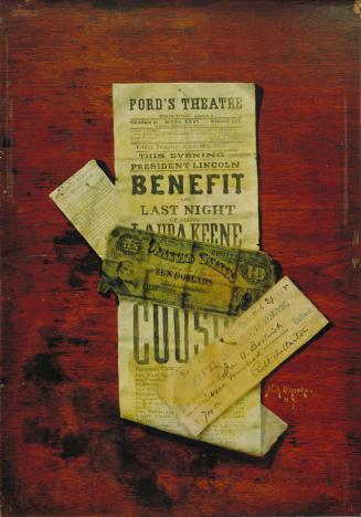 Handbill of the Play at the Night of Lincoln's Assassination