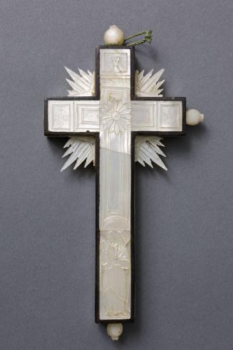 Cross with Mourning Figure at Base