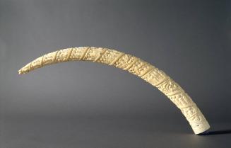 Carved Elephant Tusk Section