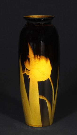 Vase with Tulip Design