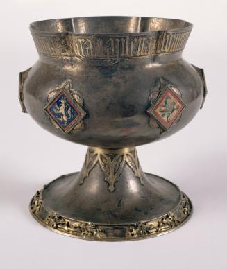 Chalice Inscribed "Ave Maria Gratia Plena Dominas Tecum Benedicta Mulieribus"