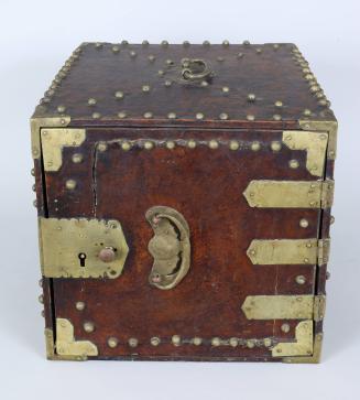 Chest with Double Doors and Door Flange in the Form of a Bamboo Stalk