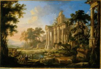 Landscape with Classical Ruins and Figures