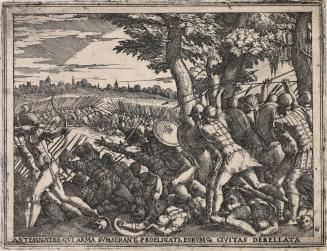 The Defeat of the Antemnaeans, plate 16 from the series The Story of Romulus and Remus