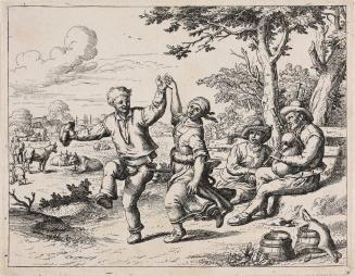Bauern im Freien tanzend (Peasants Dancing Outdoors)
