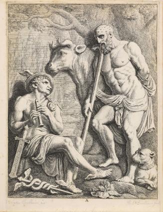 Sculptural Figures of Mercury and Argus