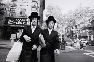 Two Men Crossing Street / Lee Ave., Brooklyn, NY