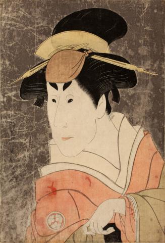 The Actor Osagawa Tsuneyo II as Osan the Older Sister of Ippei