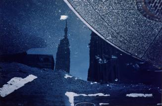 Empire State Building in Puddle