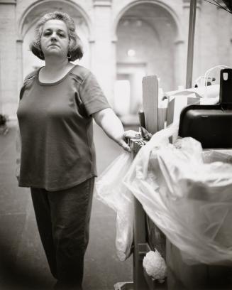 Mary Correia, Custodian, from the series A Moment Collected: Photographs at the Harvard Art Museum, 2006-2008