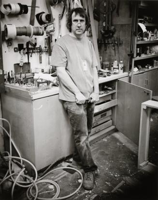 Jon Roll, Installer, from the series A Moment Collected: Photographs at the Harvard Art Museum, 2006–2008