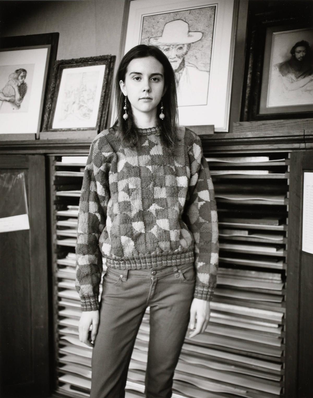 Pippa Eccles, Study Room Assistant, Agnes Mongan Center, from the series A Moment Collected: Photographs at the Harvard Art Museum, 2006–2008