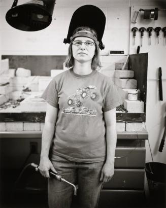Jill Comer, Installer, from the series A Moment Collected: Photographs at the Harvard Art Museum, 2006–2008
