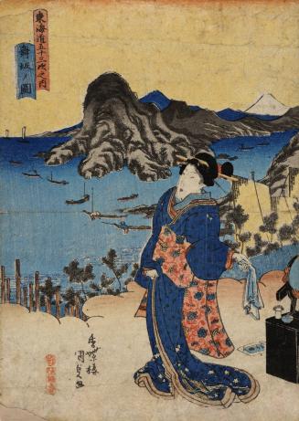 View of Maisaka (Maisaka no zu), from the series Fifty-three Stations of the Tôkaidô Road (Tôkaidô gojûsan tsugi no uchi)