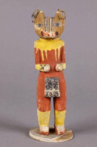 Anthropomorphic Katchina Doll with Wolf's Head