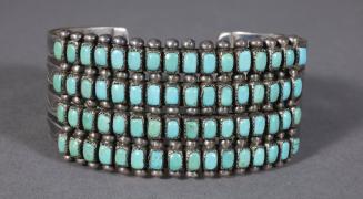 Silver and Turquoise Bracelet