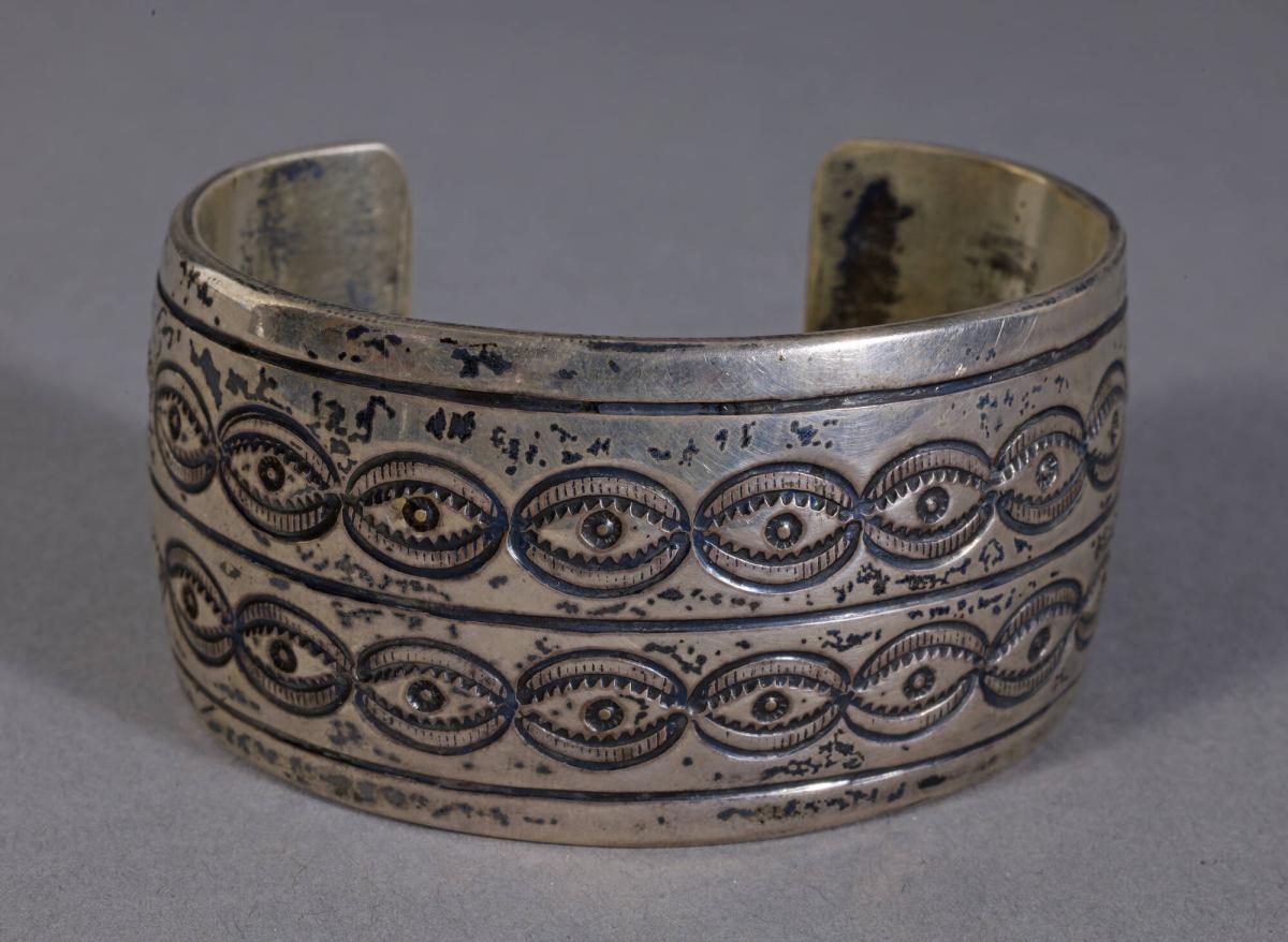 Bracelet with Hand Stampwork