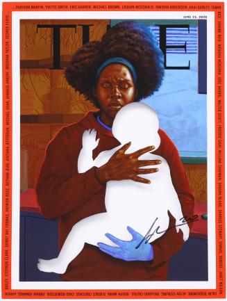 Cover of Time magazine's June 15, 2020, issue, featuring Titus Kaphar's painting, Analogous Colors