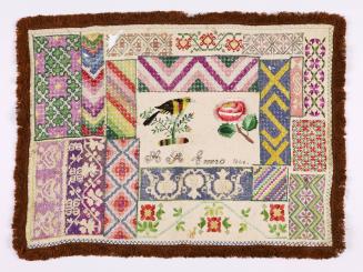 Sampler with Six Examples of Aztec Work