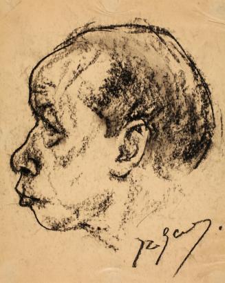Sketch of a Man in Profile
