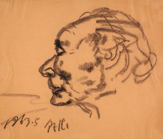 Sketch of a Man in Profile