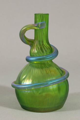 Jugendstil Vase Decorated with Entwined Serpent