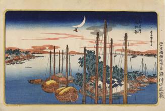 First Cuckoo at Tsukuda Island, from the series Famous Sites in the Eastern Capital