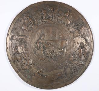 Shield Depicting Scenes from the Lives of Lancelot and Elaine