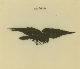 Ex Libris for The Raven by Edgar Allan Poe