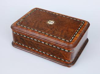 Jewel Box with Inlaid Initials "MS"