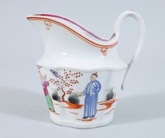 Creamer Decorated with Three Figures