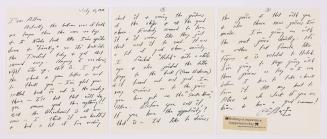 Three-page Letter and Envelope from H.C. Westermann to Allan Frumkin (Norma Jean)