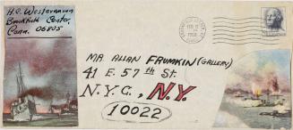 Envelope from H.C. Westermann to Allan Frumkin Gallery