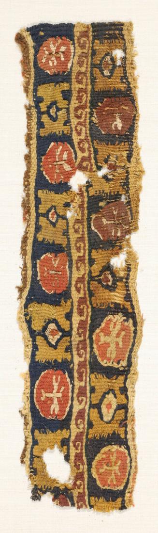 Tunic Strip with Vertical Decoration and Small Medallions