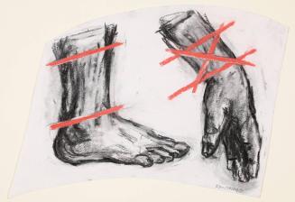 Hand and Foot, drawing for Faustus in Africa!