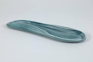 American Modern Seafoam Green Celery Dish