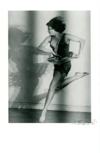 Postcard from Lotte Jacobi to Gloria Werner (Claire Bauroff, Dancer)