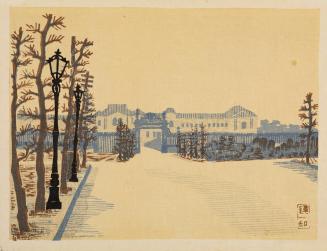 Akasaka Palace, from the series Scenes of Last Tokyo