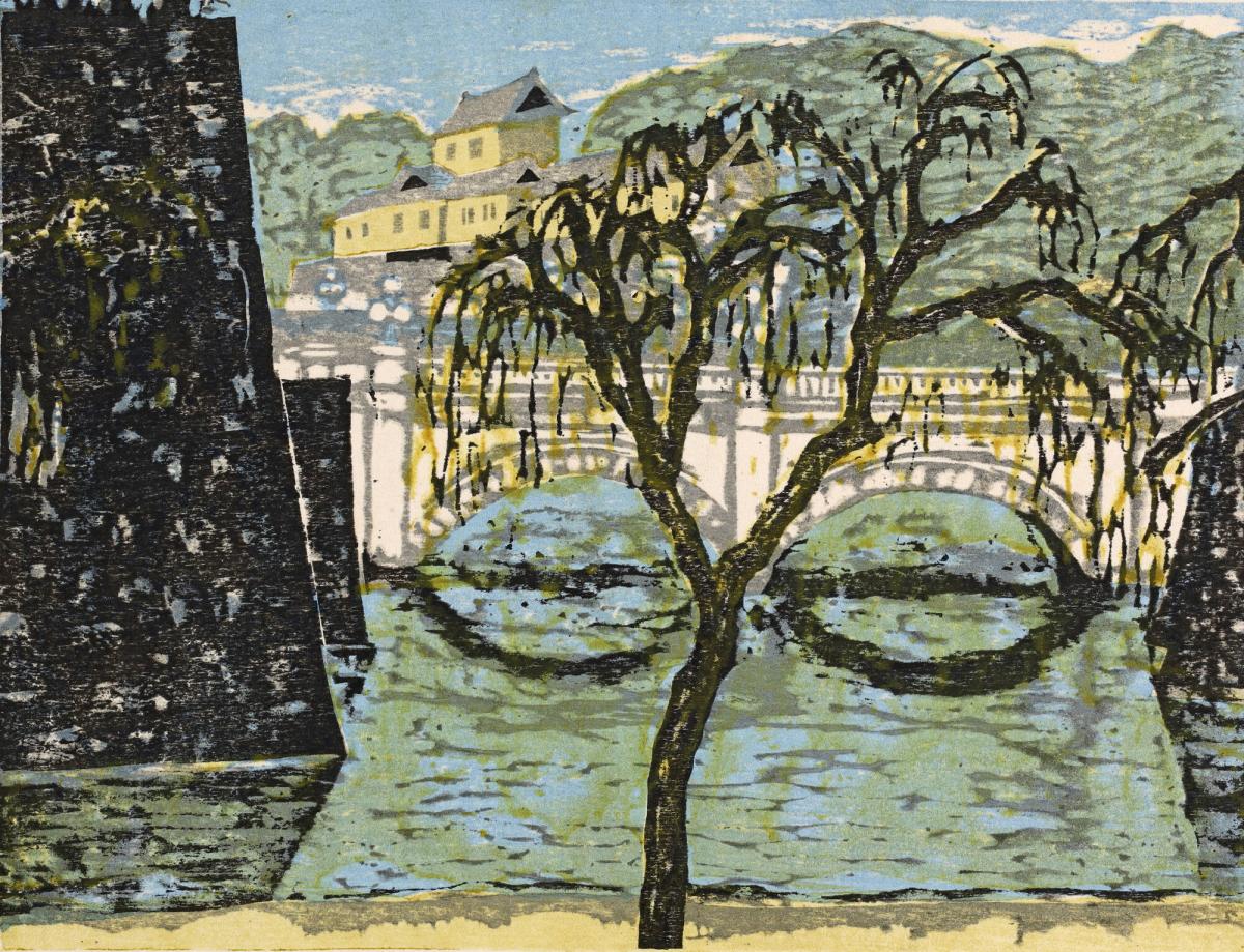 Niju Bridge, from the series Scenes of Last Tokyo