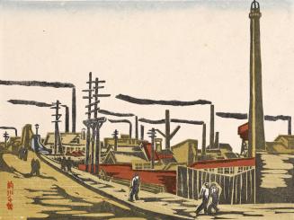 Factory Streets at Honjo, from the series Scenes of Last Tokyo