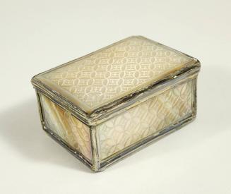 Jewel Box Carved in Allover Diaper Pattern
