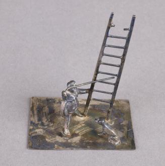 Figurine of an Acrobat with a Dog