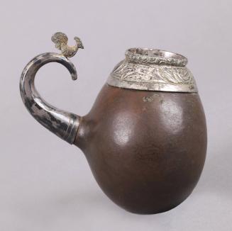 Mate Gourd with Silver Fittings