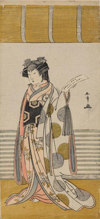 The Actor Iwai Hanshirō IV as a Young Princess