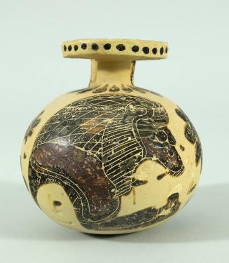 Aryballos (oil bottle) with Lion Protome Motif