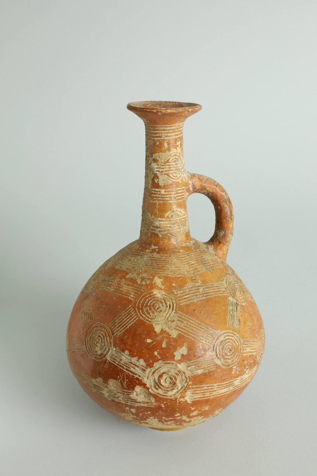 Red Polished Ware II Jug with Button Design